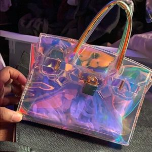Holographic Mini Tote